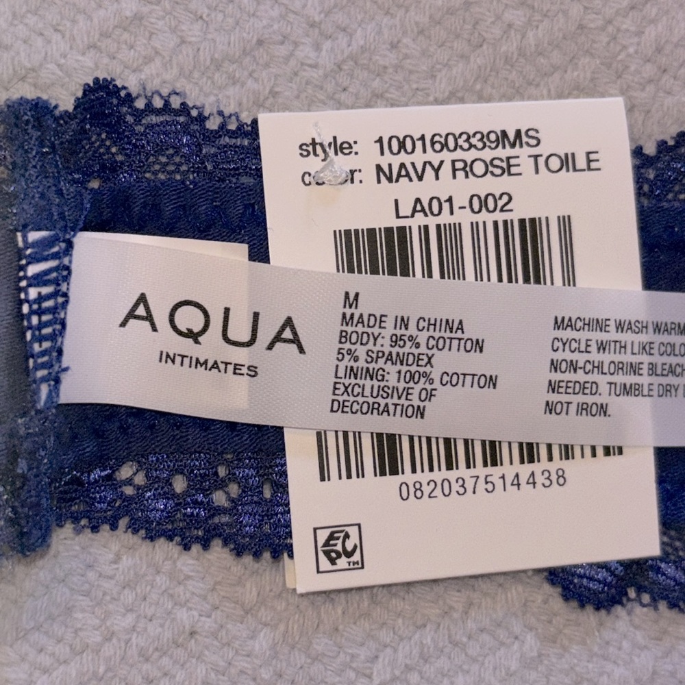 NWT Aqua Bundle of Medium Thong Panties - Picture 5 of 8